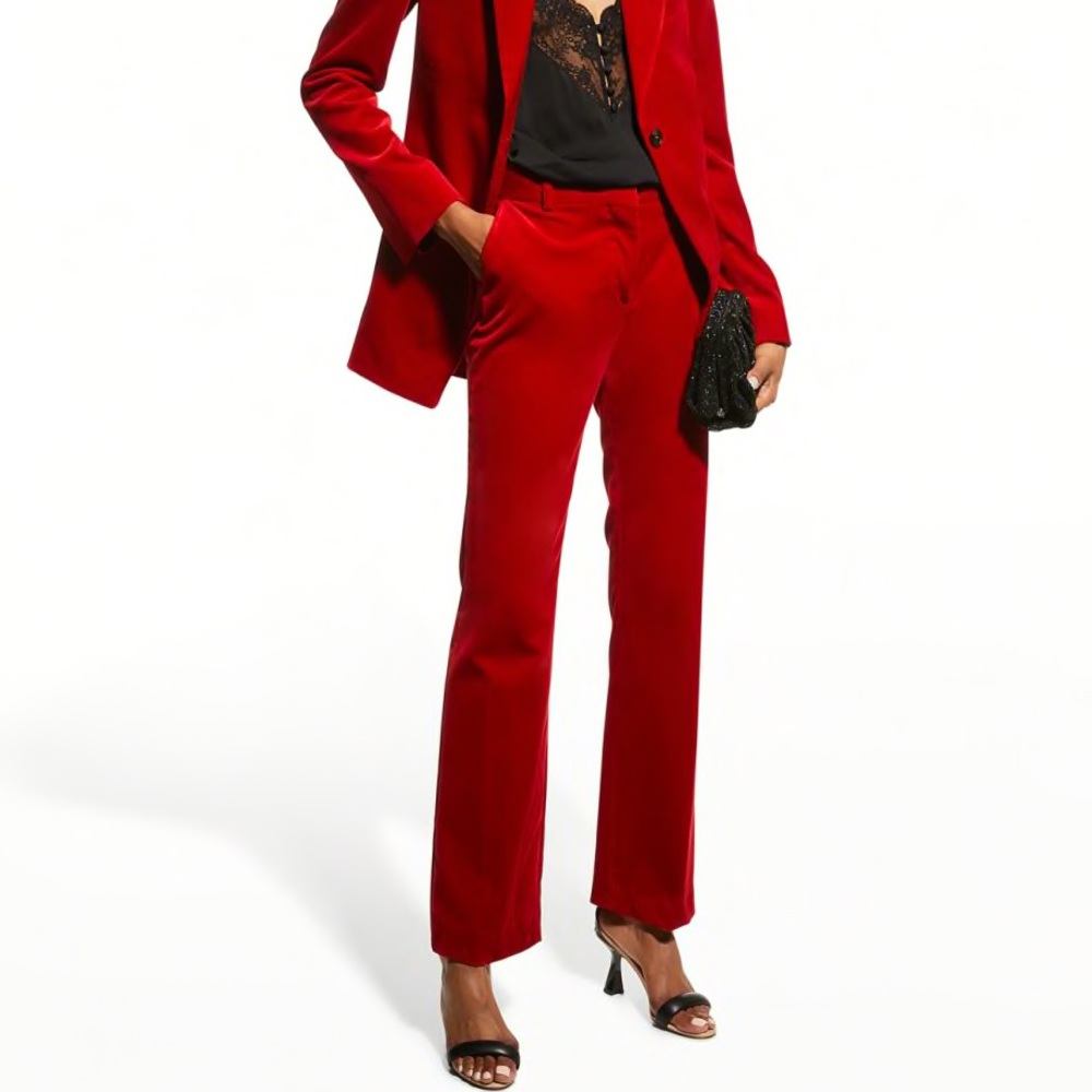 FRAME Velvet Mini Bootcut Pants